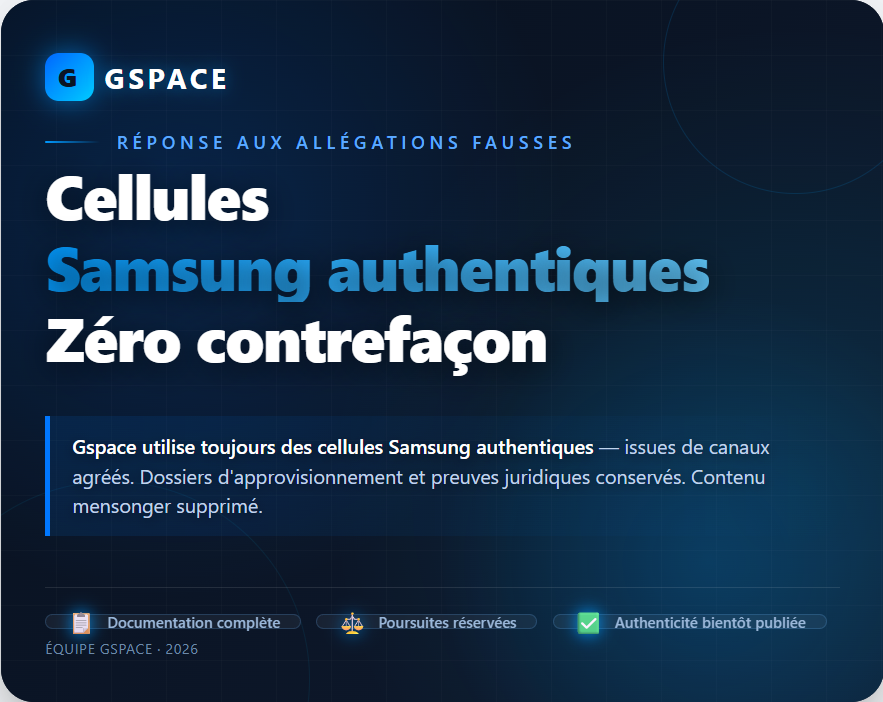 Déclaration concernant de fausses allégations récentes