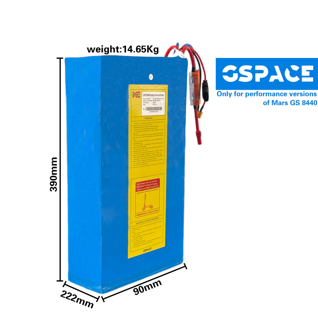 Mars GS High-Performance Customized Option Battery – 84V 40Ah for Mars GS 8440 Electric Scooter.