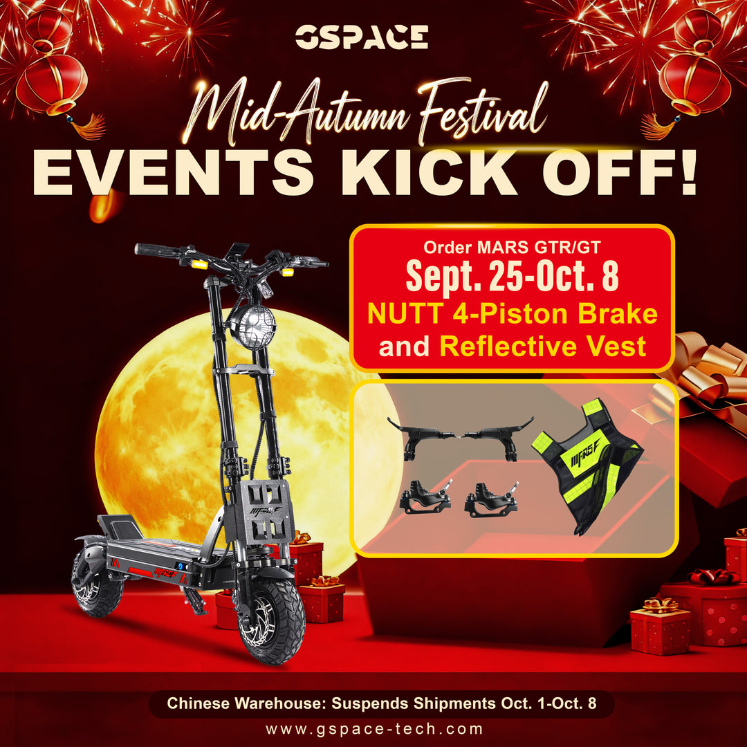 GSPACE Mars GTR Hyper Scooter Off-Road Electric Scooter