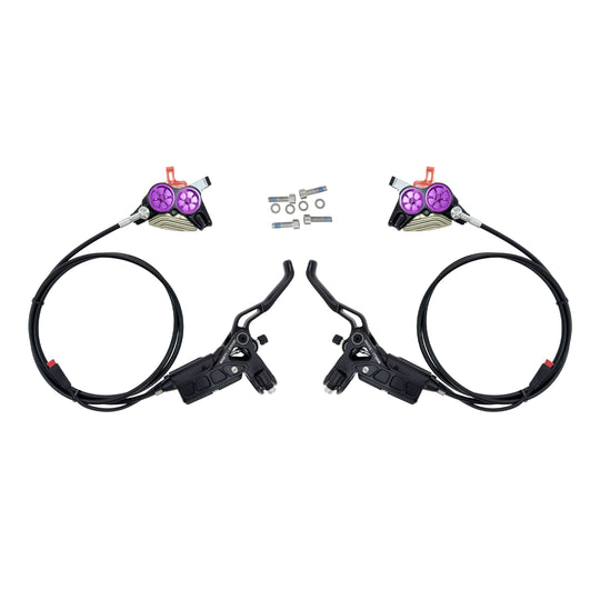 LEWIS 4-Piston Hydraulic Oil Brake: Suitable for GSPACE Mars Series Scooter Upgrade